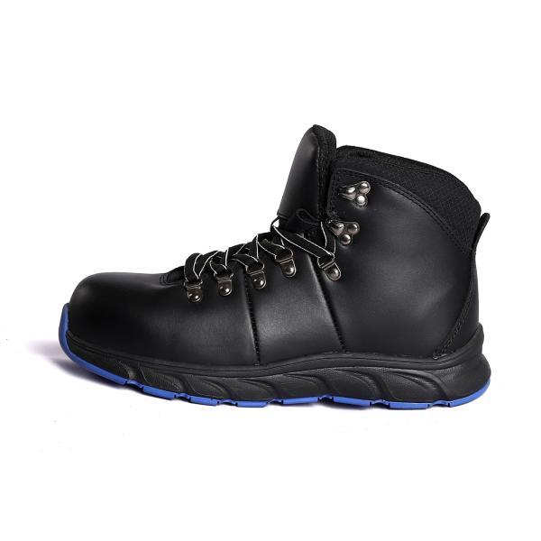 Anti Slip MD Sole Material for Durable and Slip-resistant Footwear Genuine Leather Safety Boots for Men