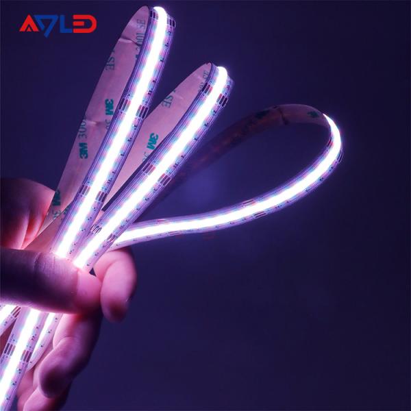 Multi Color Flexible LED Strip Lights High Density Adjustable 5 In 1 COB LED Strip
