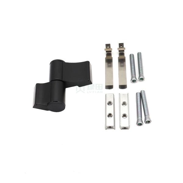 Modern Style 3D Aluminium Door Pivot Hinges Heavy Duty Adjustable For Home Commercial