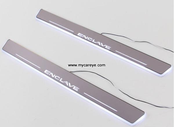 Buick Enclave car accessory upgrade LED lights auto door sill scuff plate