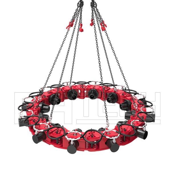 CAT 100pcs/8h Pile Cutter , 10 Modules Hydraulic Breaker Attachment