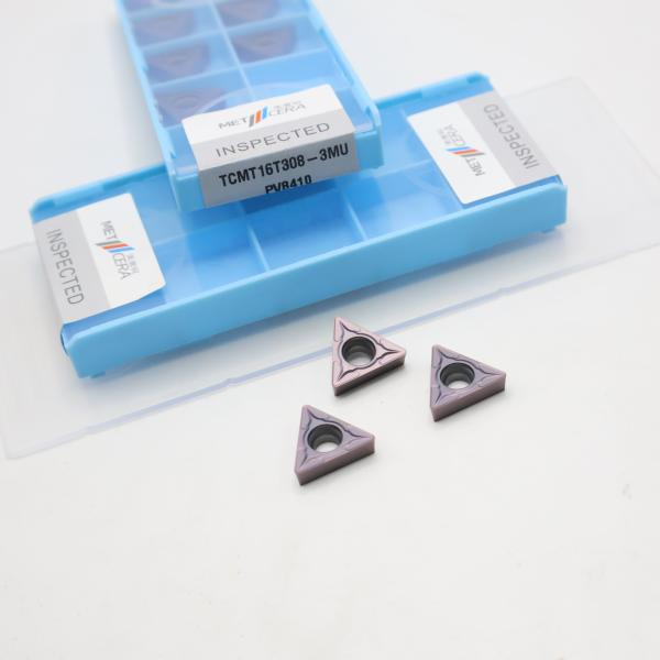 Coated Carbide Turning Insert TCMT09 TCMT11 TCMT16 Positive CNC Insert with 3MU Semi-finish chipbreaker