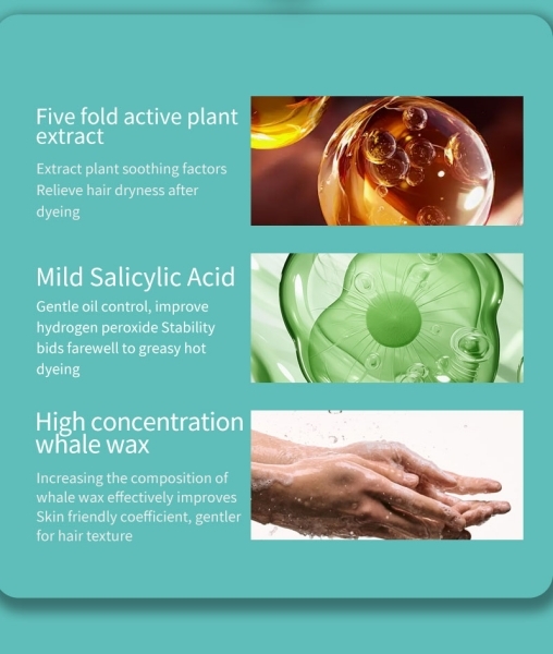 Professional Peroxide Developer Natural Hair Oxidant Cream Raw Material 1% 3% 6% 9% 12% OEM/ODM Hair Dye Factory Supply