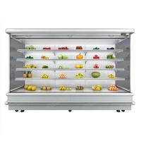 Fã que refrigera o refrigerador aberto refrigerado de Multideck do vegetal de fruto