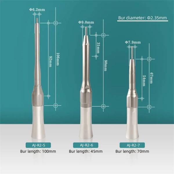Dental Surgical Handpiece Dental Oral Low Speed Handpiece 20 Degree 1/1 Surgrey Straight Handpiece