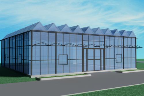 Эффективное выращивание культур Солнечные сельскохозяйственные теплицы круглый год