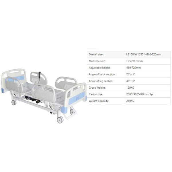 Portable Adjustable Patient Room Nursing Medical Electric Motorised Hospital Bed Manufacturer