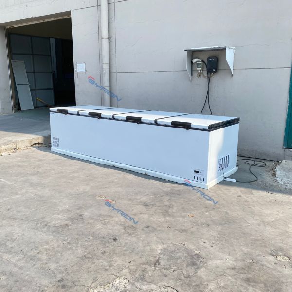 Energy Saving Commercial Deep Freezer OEM Commercial Display Chest Freezer