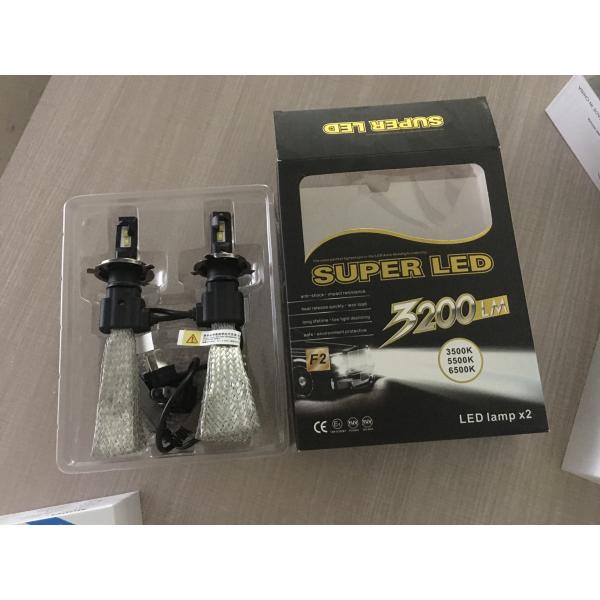 2018 auto parts LED car headlight H4  A1 12V 24V 6000K LED headlight bulbs H4 30W 3200LM