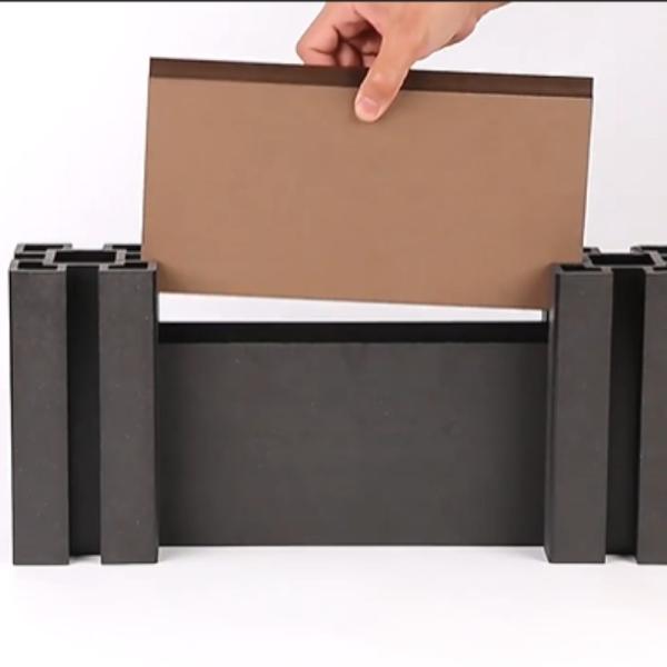 Внешний частный дом WPC Внешний забор Сад Композитные панели ограждения