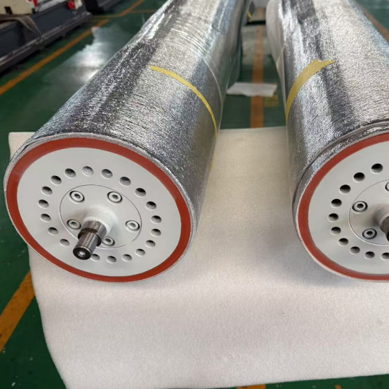 Film Slitting Carbon Fiber Roller T800 Rubber Covered Roller