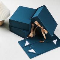 Boîtes d'emballage en carton pliable recyclables avec fermeture magnétique et fermeture à ruban