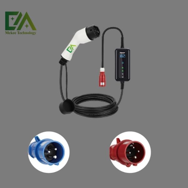 Accès à domicile Accès à l'automobile mobile Type 2 Chargeur électrique pour voiture électrique 32A 7Kw Chargeur portable de niveau 2