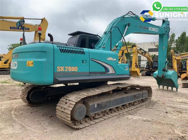 Used Good Condition 26Ton Kobelco SK260 Crawler Earth Digger Excavator Japan Net Import