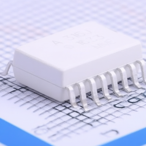 gate drive optocoupler Broadcom HCPL-316J-500E with fault feedback and under voltage lockout protection