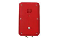 IP66 Rojo SOS Teléfono industrial resistente a la intemperie, Teléfono analógico industrial al aire libre