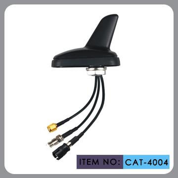 Auto AM FM Gps External Antenna , Shark Fin Car Aerial RHCP Polarization