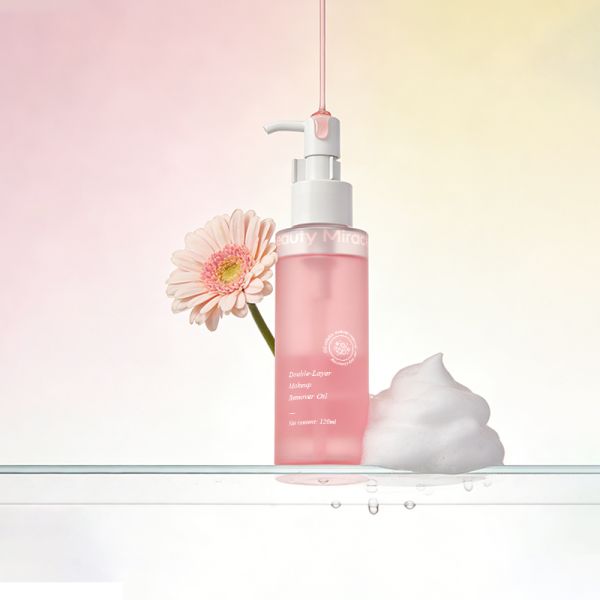 OEM ODM Custom Brand Factory Double Layer Makeup Remover Oil Vegan Hydrating Facial Cleansing Oil Face Care Skincare Products