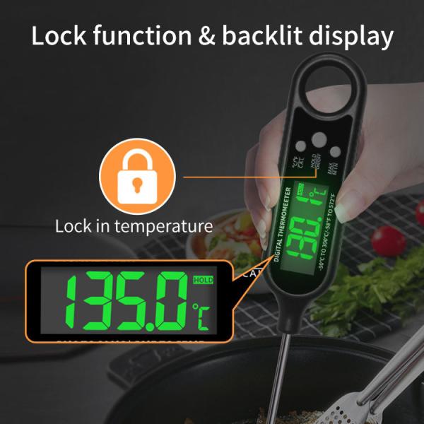 DTH-164 -50 To 300℃ Digital Cooking Food Kitchen Candy Thermometer for Grill Smoker Oven Backing BBQ Instant Read Meat Thermometer