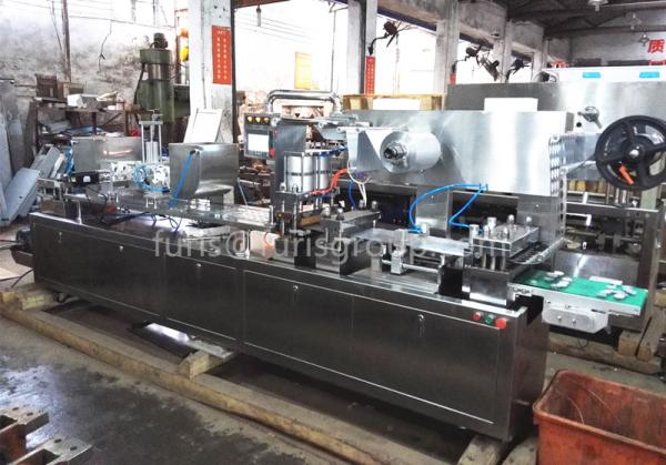 Blister Packing Machine With Liquid Feeder And Peristaltic Pump