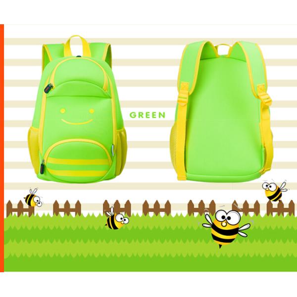 Honey Bee Cartoon Fashionable School Bags / Children School Bags