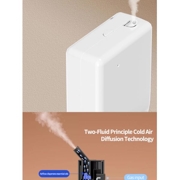 2W Rectangular Battery Operated Fragrance Diffuser With Bluetooth APP Control