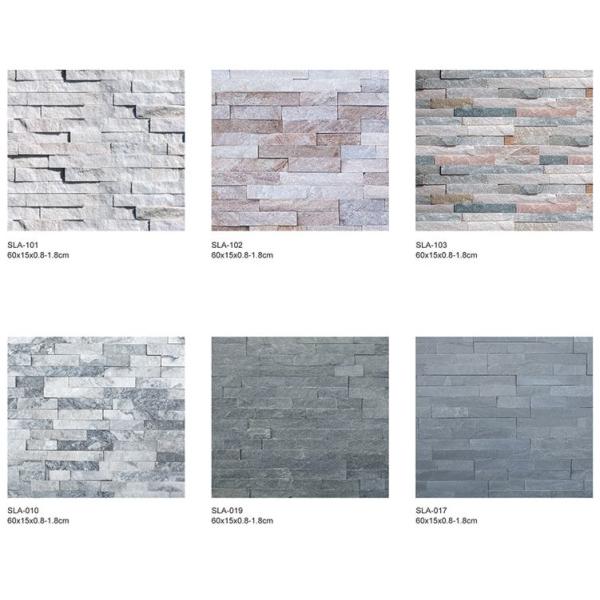 Natural Slate Cultured Stone Panels Rust Stone For Indoor Outdoor Wall