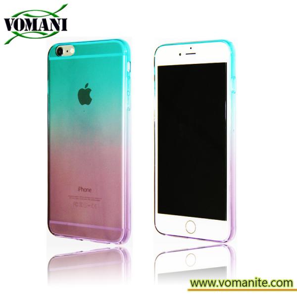 GradientRamp TPU case with unique design for iphone6 Plus,mobile phone accessory