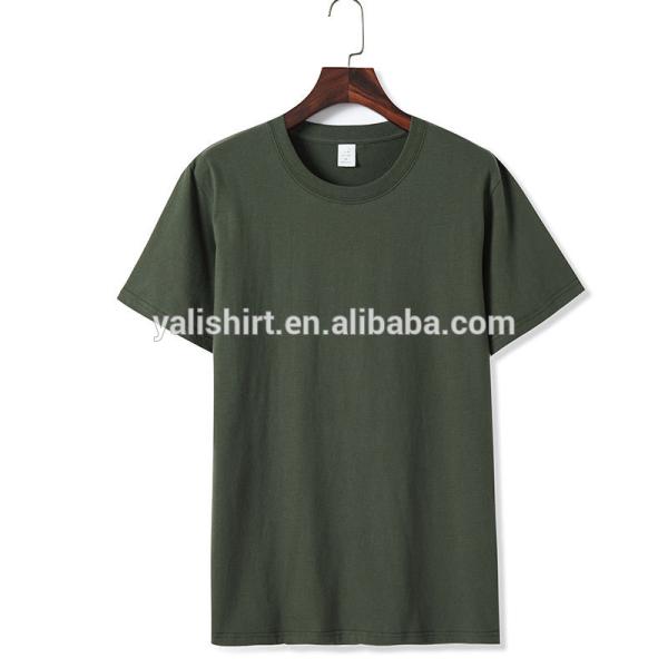 Short Sleeve Cotton Blank Premium Flat Hem Basic T-Shirts Wholesale