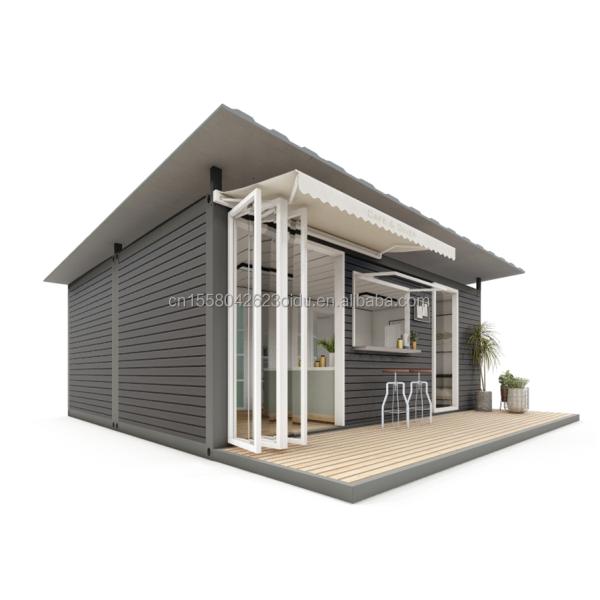 Galvanized Steel Bending Modern Design Prefabricated House for Shipping Container Sandwich Panel Modular Shop Apartment