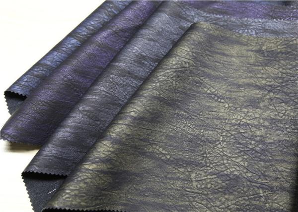 Custom Embossed Printed PU Leather 0.65 Mm Eco - Friendly For Garment