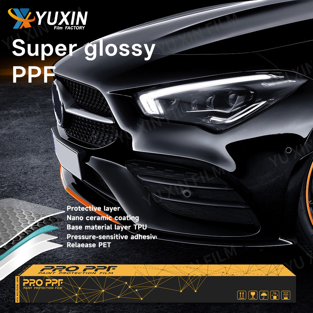10 Years Warranty 6.5mil Self-Healing TPU Paint Protection Film Clear PPF for