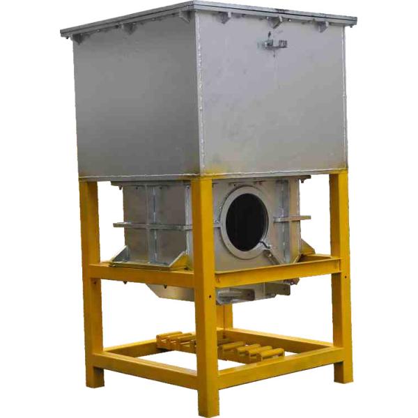 Industrial Frequency induction melting furnace 150KG/h melting rate 380V 50HZ