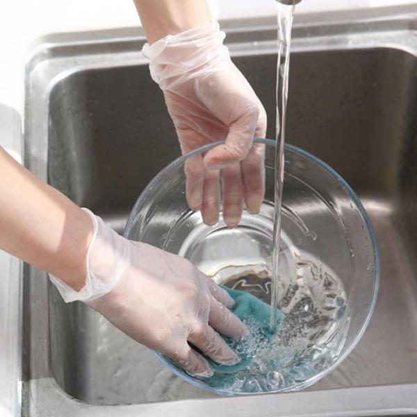 Non Sterile PVC Clear Medical Breathable Disposable Gloves