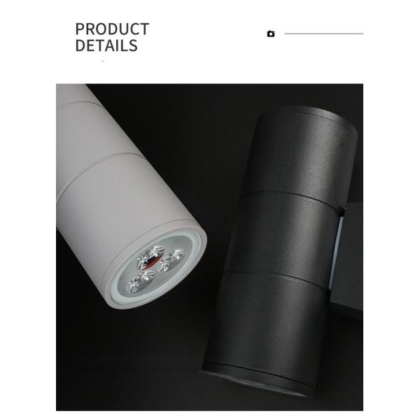 Double Head Shell E27 Outdoor Wall Lamp LED Waterproof Modern Simple 6w