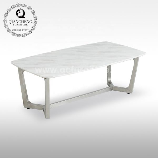 Marble 20mm White Granite Top Coffee Table Retangular Shape Home Furniture