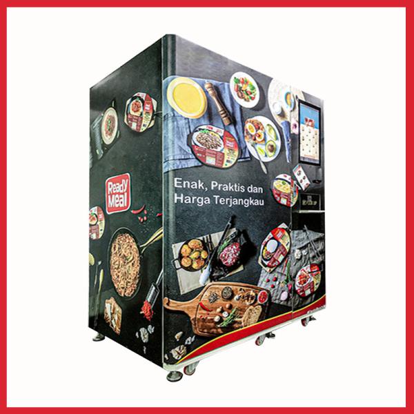 Aactive demand Pizza Vending Machine Can Provide Heating Hot Food High Quality