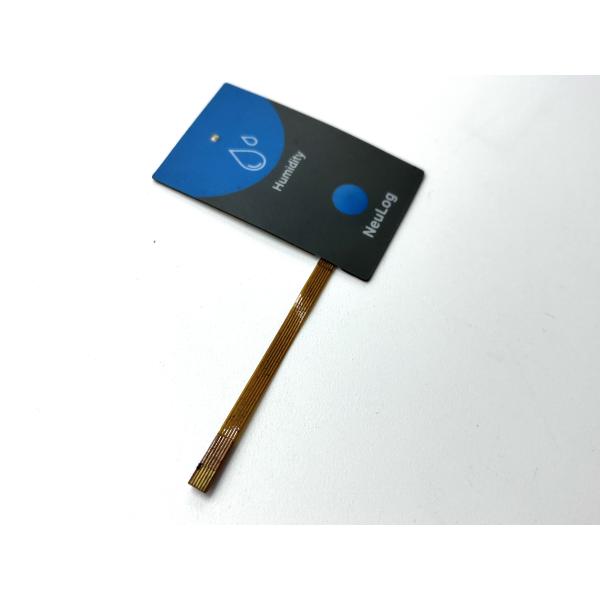 Thermallyformed Polyester Led Backlit Light Switch Keypad For Test Device