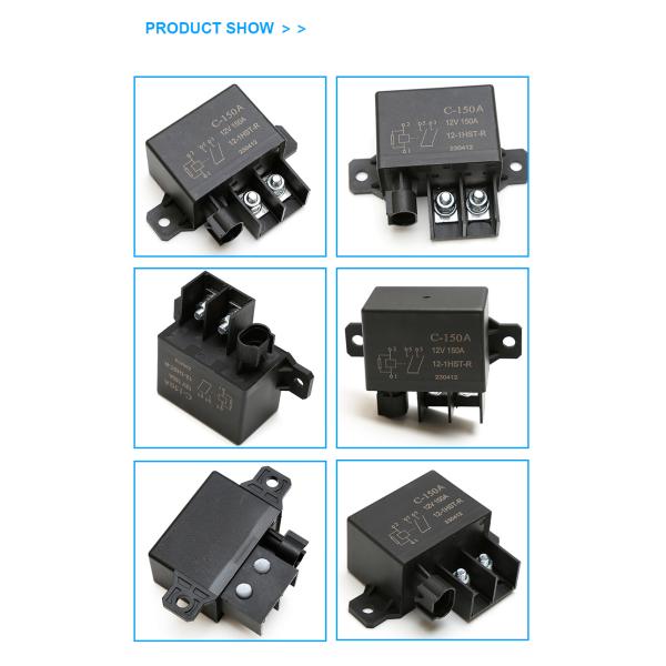 150A Camión pesado Relé automotriz 24V Relé de arranque de automóvil para precalentamiento del vehículo