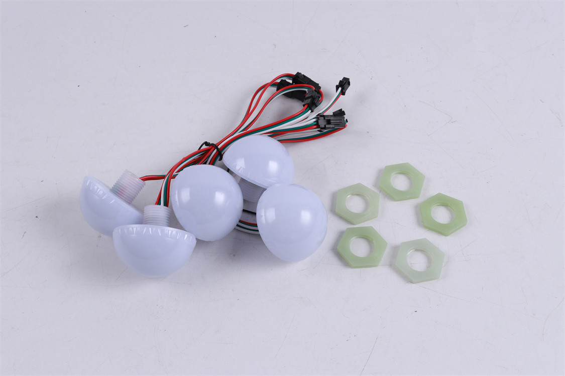 33мм 16 пикселей Карнавал светодиодный свет Cabochon Led 12v Rgb Led Amusement Light Pixel Light
