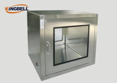 KBCD555 Stainless Steel Pass Box Clean Room Electromagnetism Interlock 5mm Tempered Glass