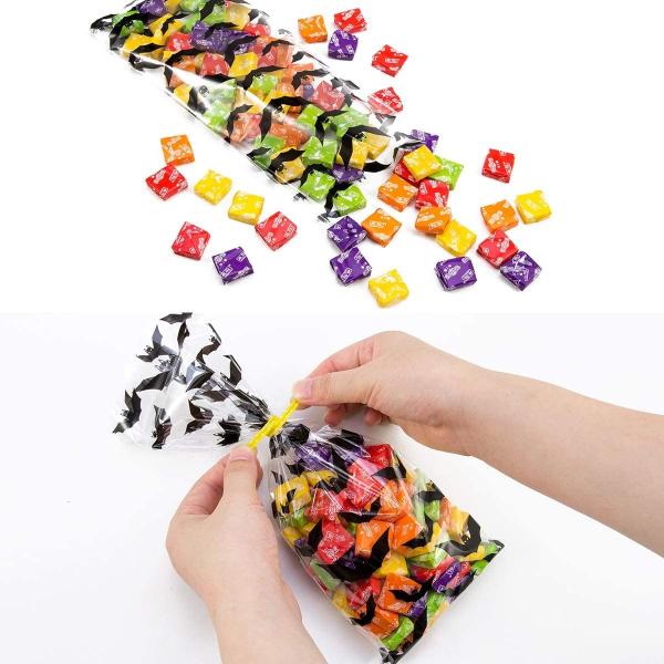 Small Valentine'S Day Halloween Cellophane Treat Bags