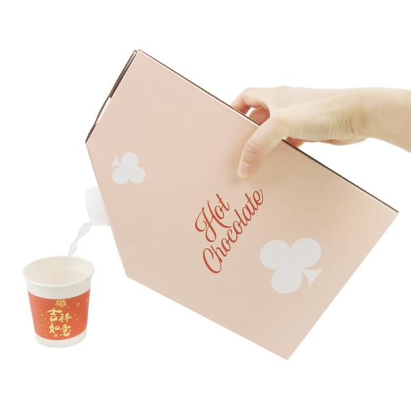 Custom 1L 1.5L 2Liter 3L 5L 96OZ BIB BAG Disposable Bag in Box TeaJuice Coffee to Go Paper Box Package with Dispenser