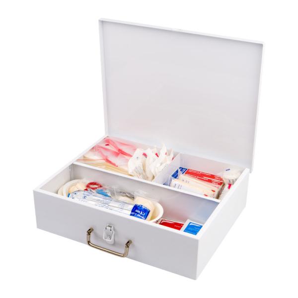 35 Person Workplace First Aid Kit Metal Case For Industrial Companies Shopping Centers Lab