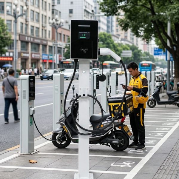 Durable Construction E Motorcycle DC Fast Charger Ideal for Fleet Operators Ensuring Rapid Charging and Long Service Life