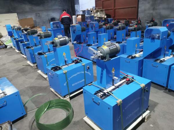 2 inch Blue Skiving And 4 Layers Electric Rubber Hose Cutting Machine With Advanced And User Friendly Button Control