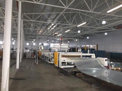 2100mm  Plastic PC Hollow Profile Sheet Extrusion Line