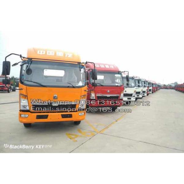 China sinotruk HOWO  4x2  Light truck side wall mini cargo truck with high-performance, sinotruk light truck