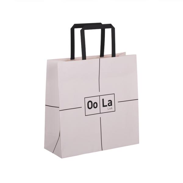 o empacotamento branco do papel de embalagem de 230gsm ensaca o retângulo para a joia da roupa