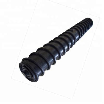 Heavy-duty spiral roller prevents material buildup and extends belt life for reliable conveyor performance